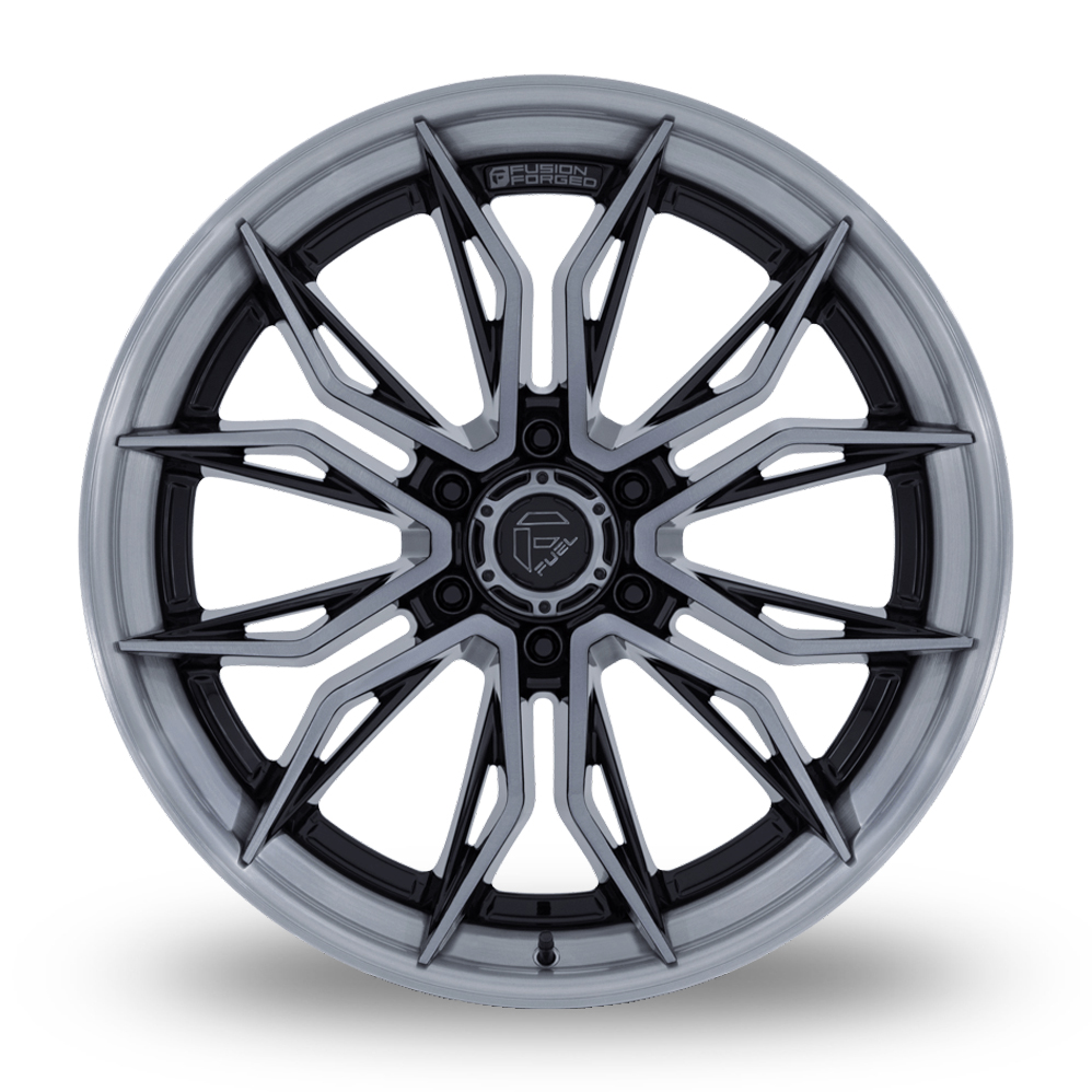 20" Fuel Off-Road FC404 Mutiny Gloss Black Brushed Dark Tint Alloy Wheels