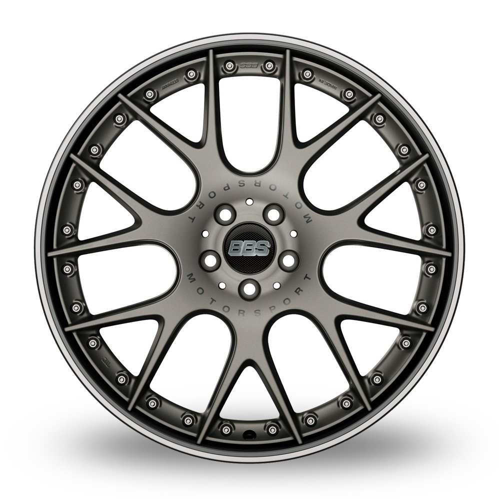 21" BBS CH-RII Black Matt Titan Alloy Wheels