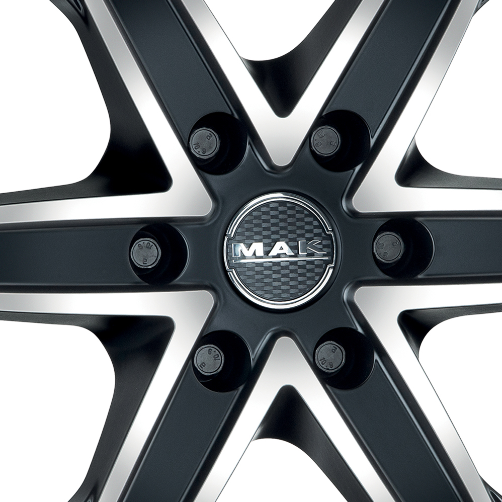 20" MAK KING6 Ice Black Alloy Wheels