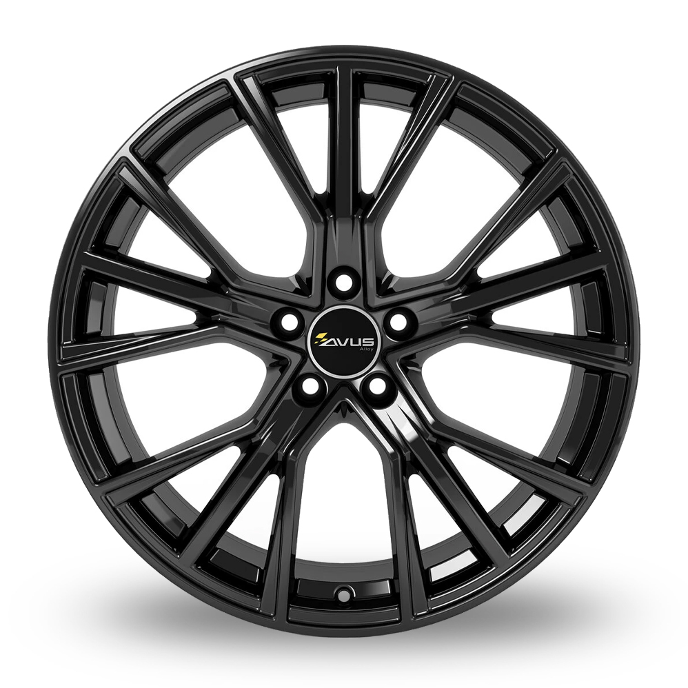 21" Avus Racing AF18 Black Alloy Wheels