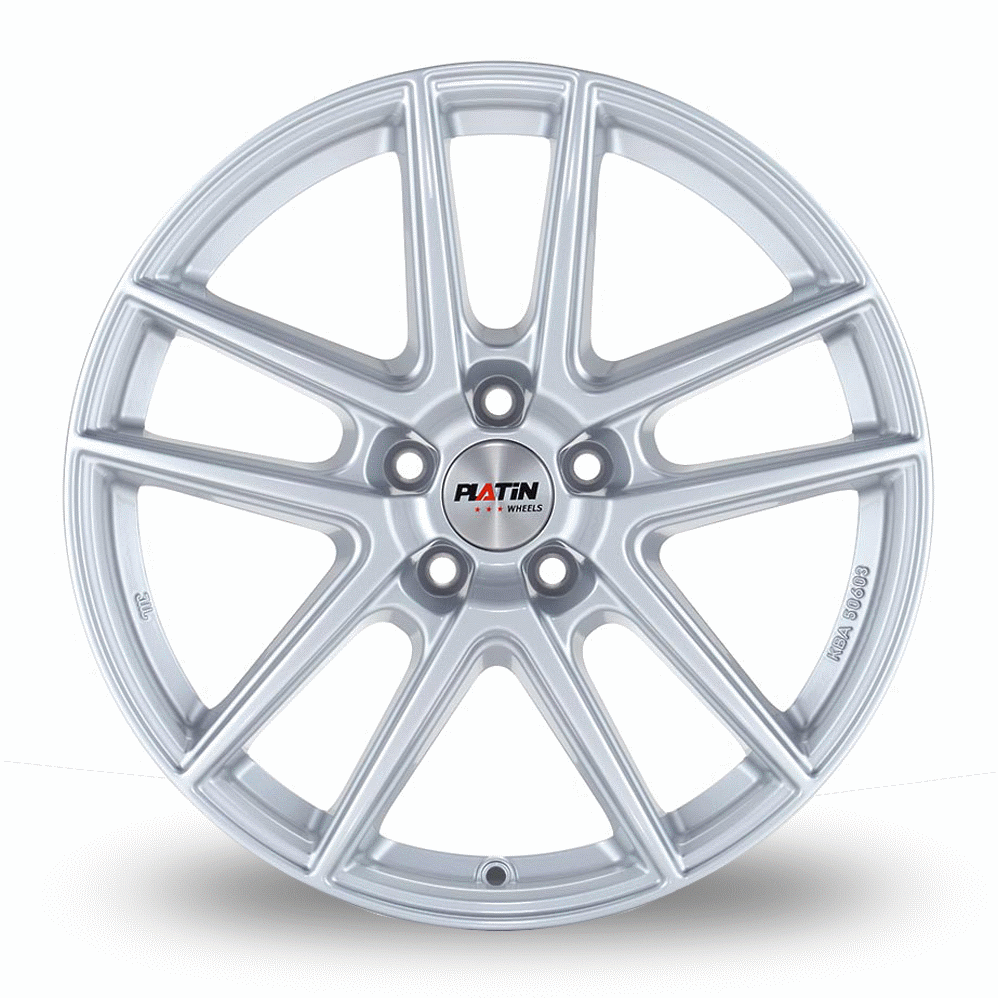 15" Platin P 73 Polar Silver Alloy Wheels