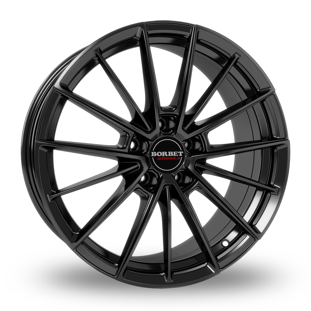 Borbet FB2 Gloss Black Alloy Wheels