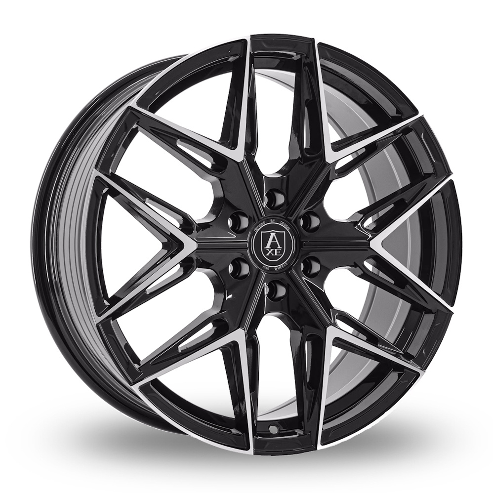 Axe EX47T Gloss Black Polished Alloy Wheels