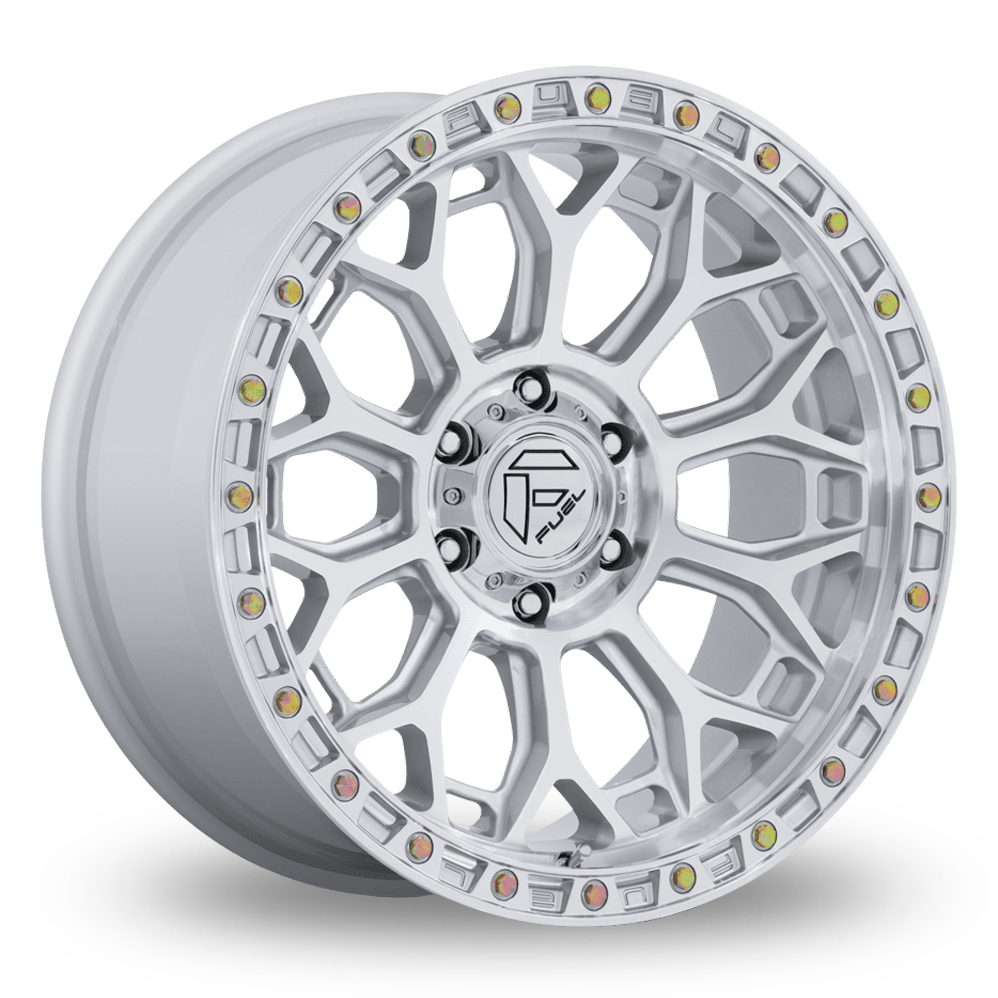 Fuel Off-Road FC901 Talon (USA Warehouse) Gloss Silver Polished Alloy Wheels