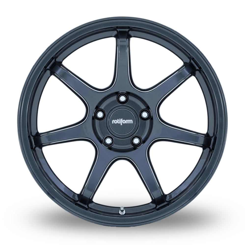 19" Rotiform RC208 BPU Gloss Blue Gray Alloy Wheels