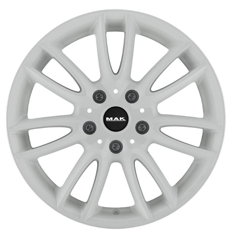 18 Inch MAK Jackie Gloss White Alloy Wheels