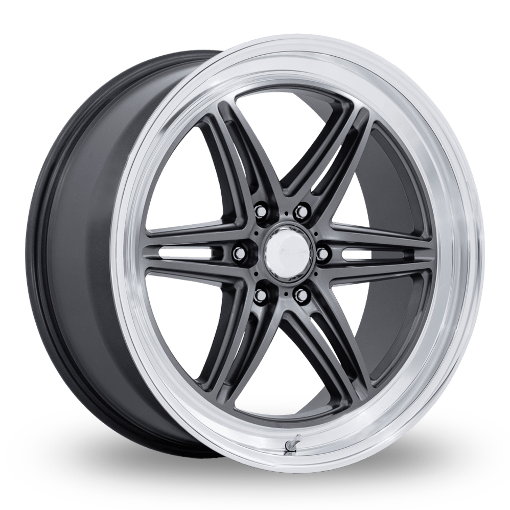 American Racing AR953 Groove 6 Drag (USA Warehouse) Anthracite With Diamond Cut Lip Alloy Wheels
