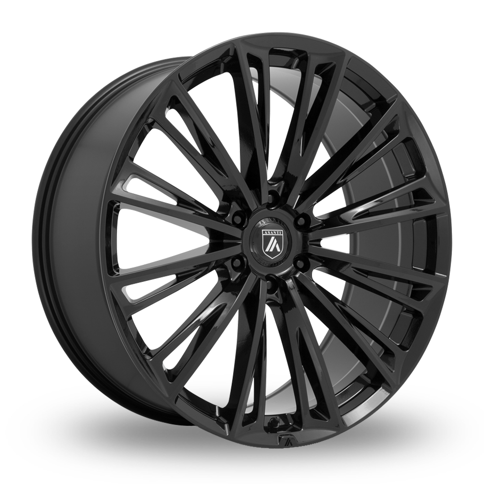 Asanti Black ABL30 Corona (USA Warehouse) Gloss Black Alloy Wheels