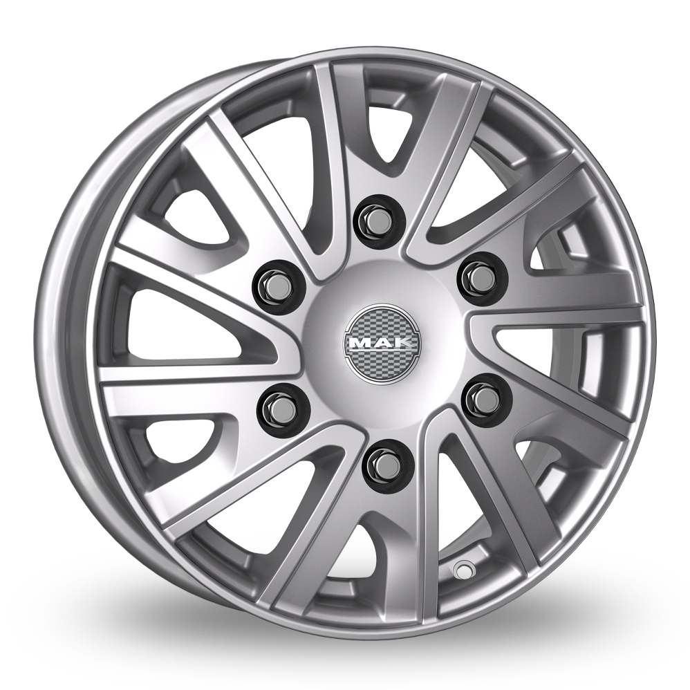 MAK Deliver Silver Alloy Wheels