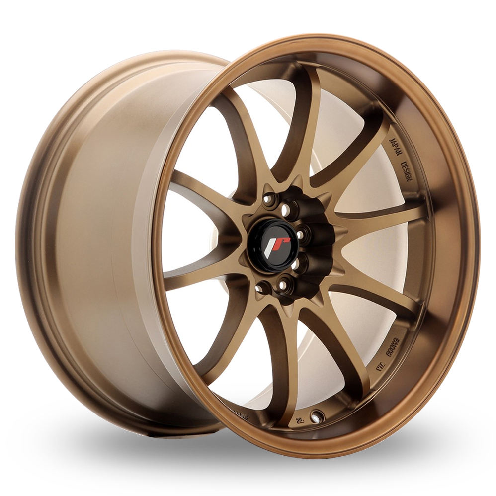 Japan Racing JR5 (10.5x18) Dark Anodized Bronze Alloy Wheels