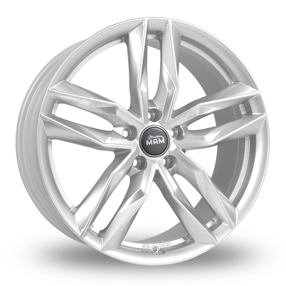 16" MAM RS3 Silver Alloy Wheels