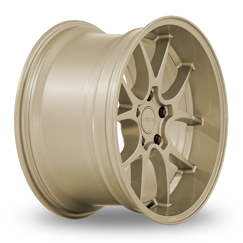 18" Rotiform RC207 LTN-J Gloss Gold Alloy Wheels