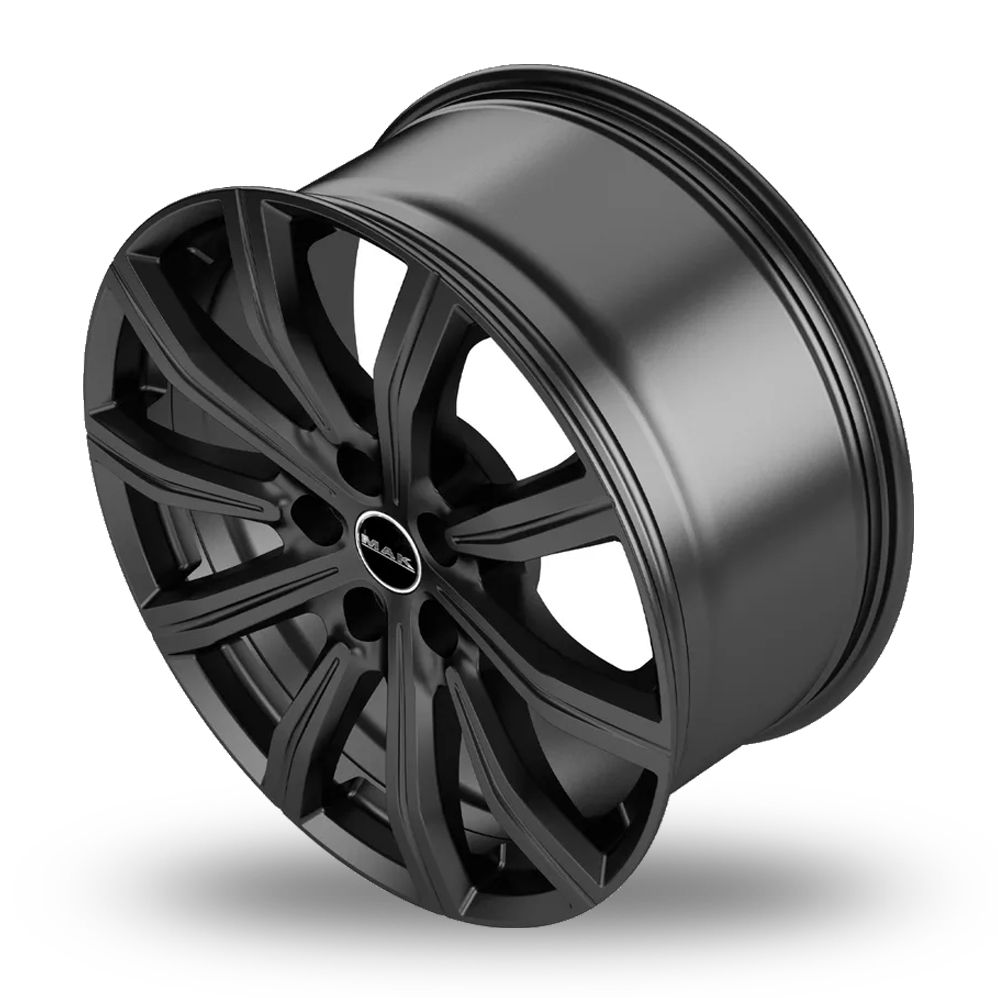 22" MAK Birmingham Gloss Black Alloy Wheels