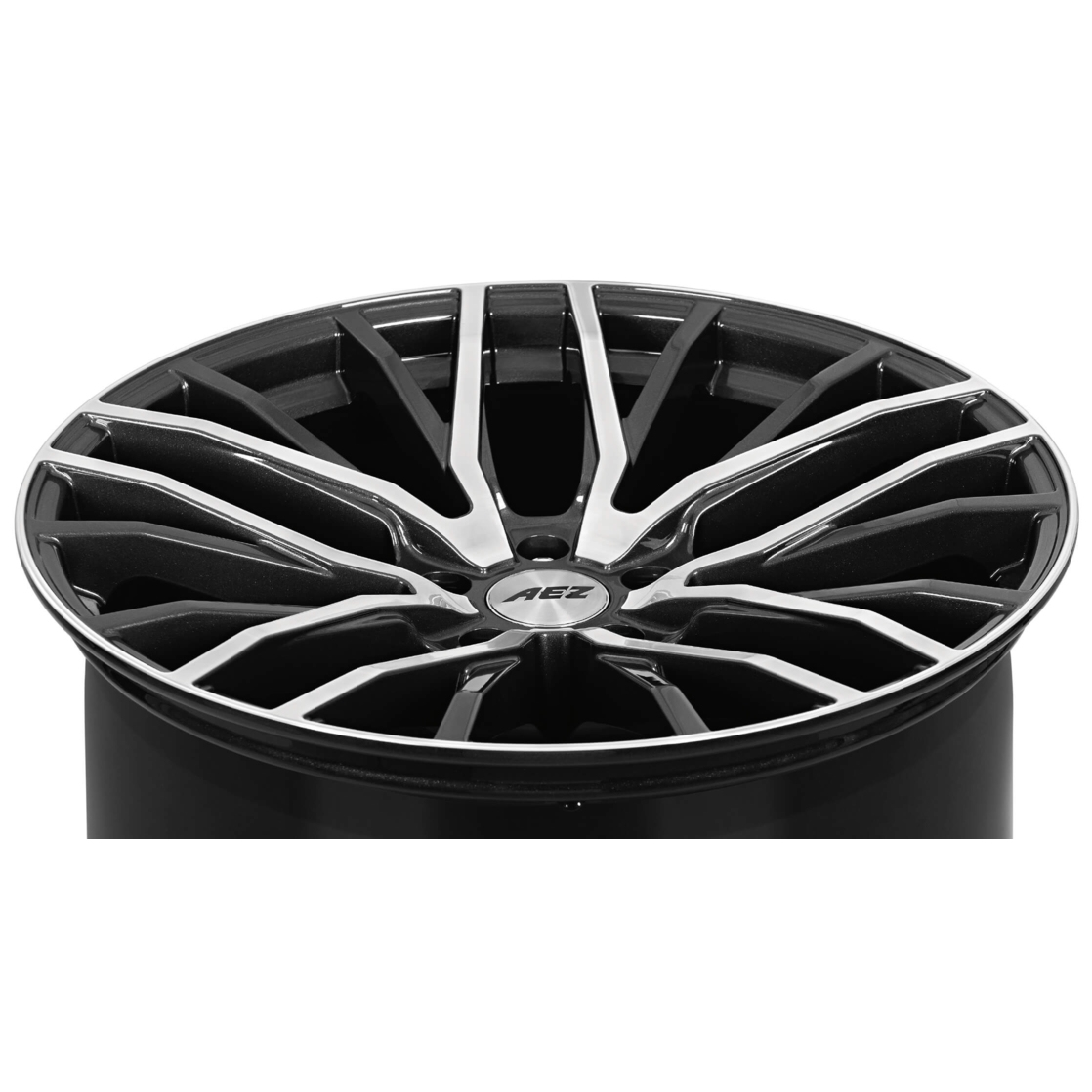 19" AEZ Panama Gunmetal Polished Alloy Wheels