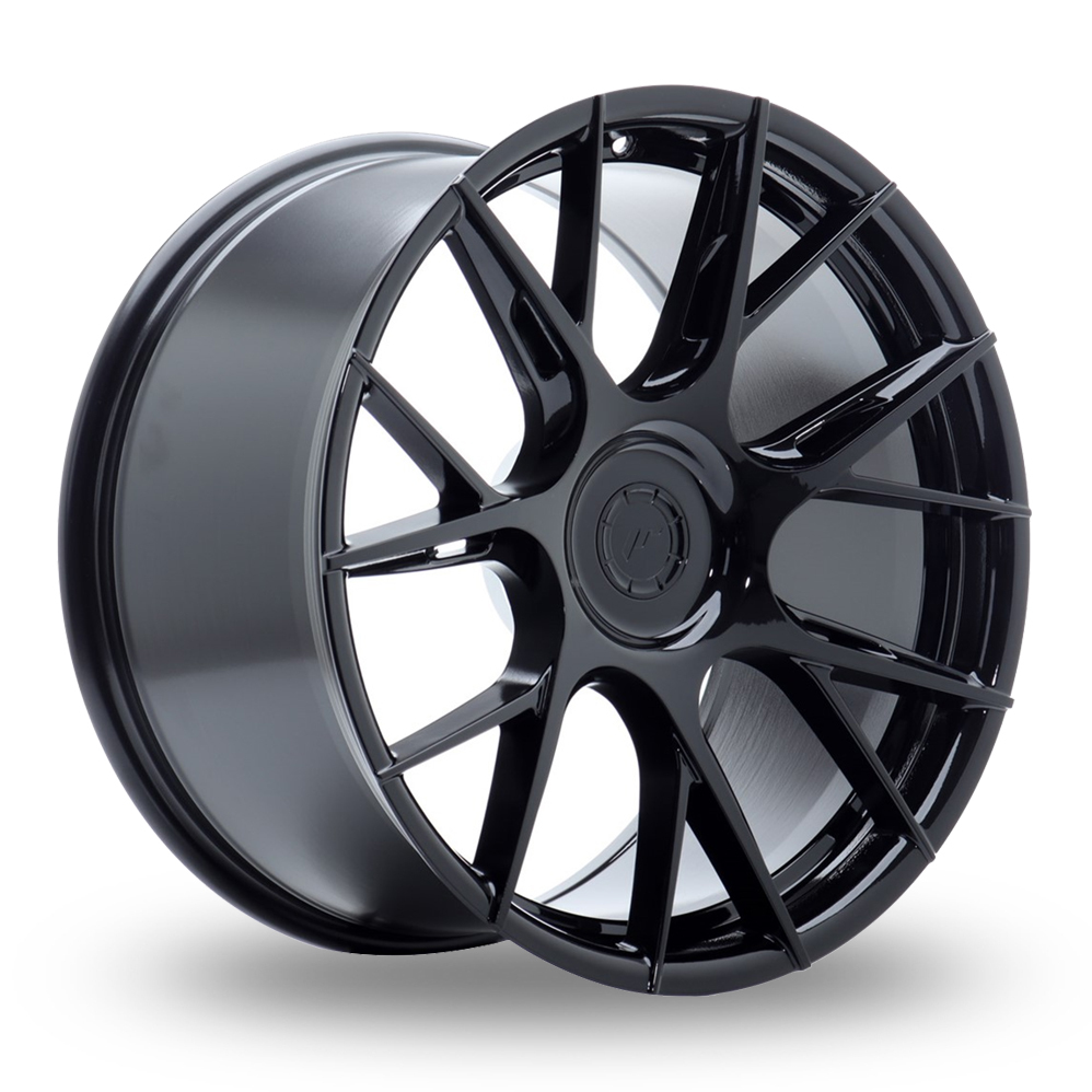 Japan Racing JR42 (9.5x19) (Custom Fitment) Gloss Black Alloy Wheels