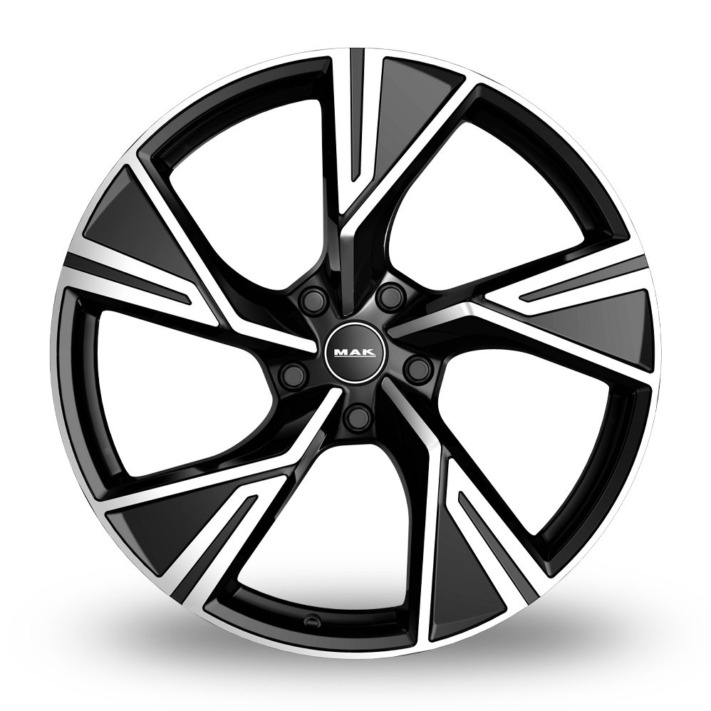 22" MAK Stark Black Mirror Alloy Wheels