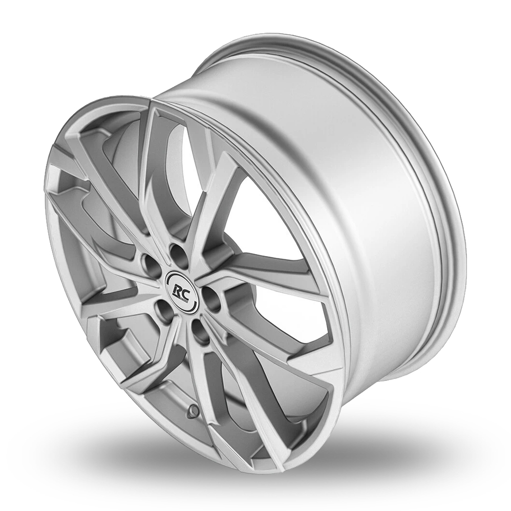 17" RC Design RC34 Crystal Silver Alloy Wheels