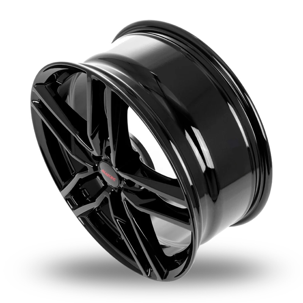 16" Alutec Ikenu Gloss Black Alloy Wheels
