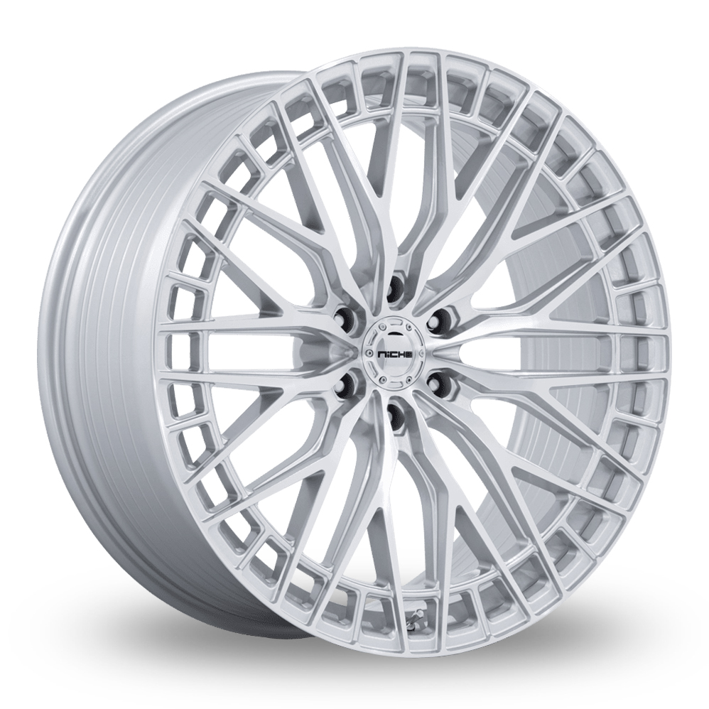 Niche NC288 Genoa (USA Warehouse) Gloss Silver With Machined Face Alloy Wheels