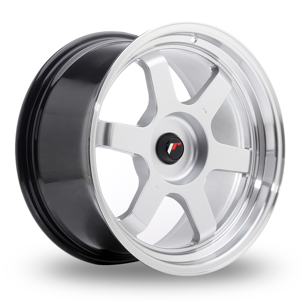 Japan Racing JR12 (9x17) (Custom Fitment) Hyper Silver Alloy Wheels