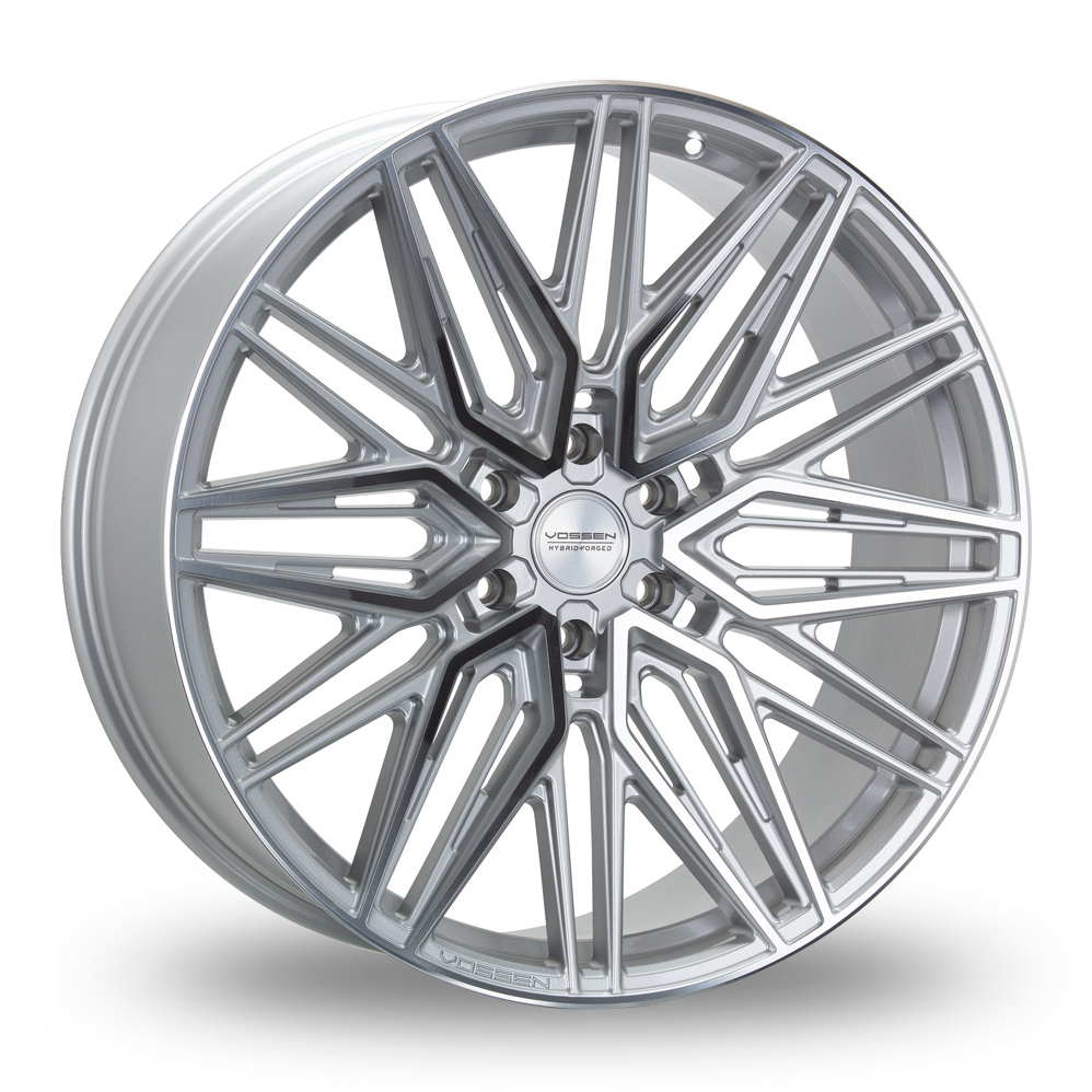 Vossen HF6-5 (9.5x22) (Deep Concave) Silver Polished Alloy Wheels