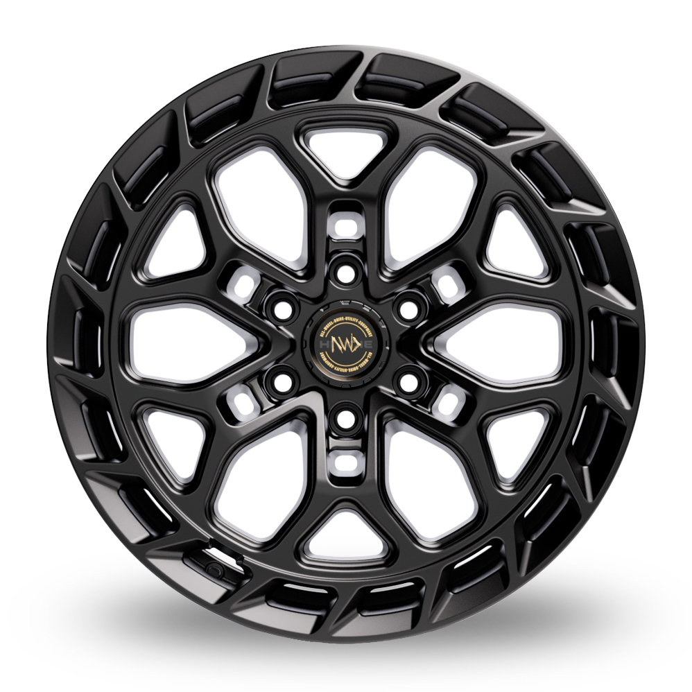 20" Hawke Overland Matt Black Alloy Wheels