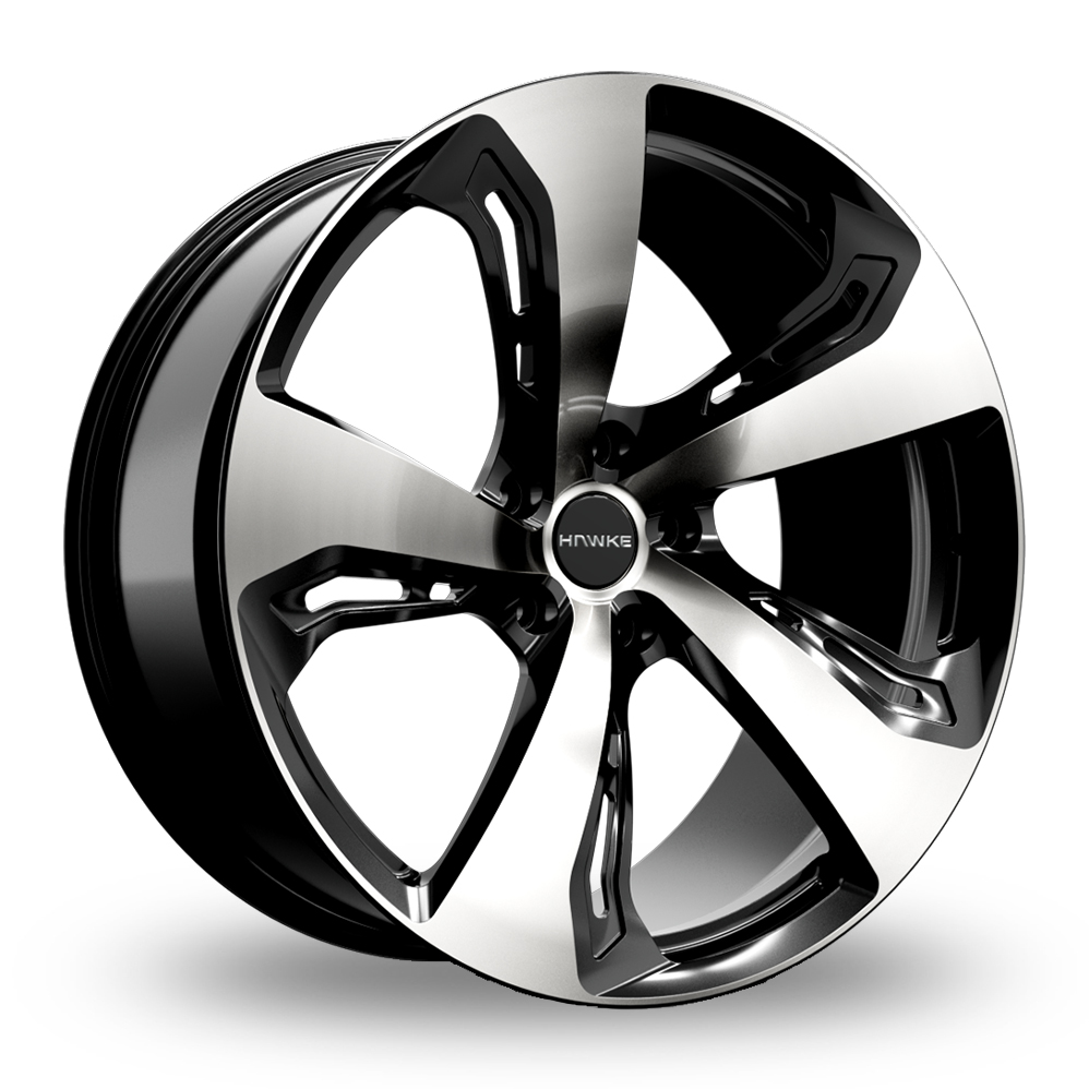 Hawke Tundra Forged Black Polished Alloy Wheels