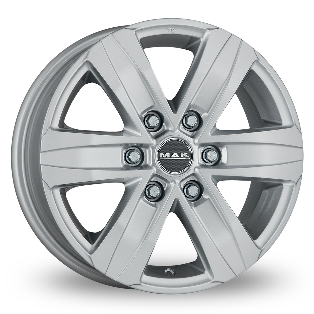 MAK STONE6 W Silver Alloy Wheels