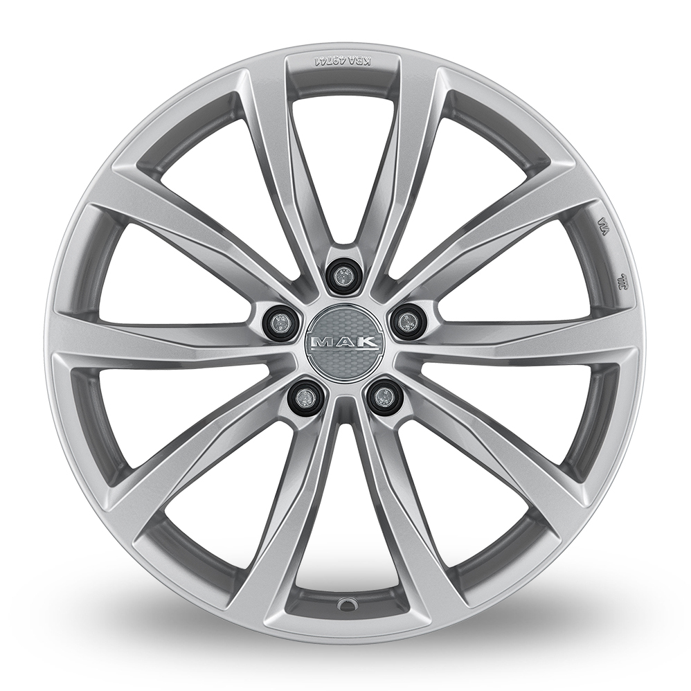 20" MAK Wolf Silver Alloy Wheels