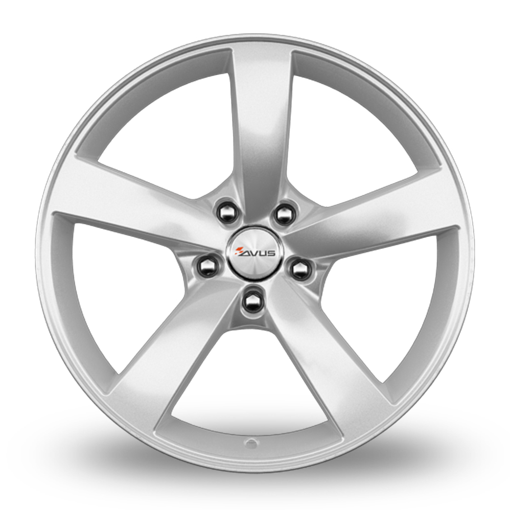 19" Avus Racing AF10 Hyper Silver Alloy Wheels
