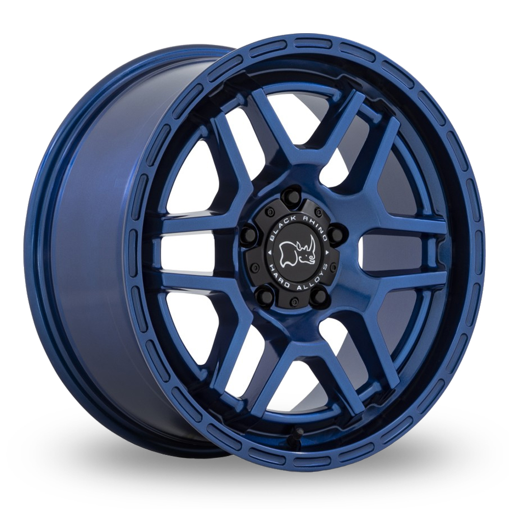 Black Rhino Batona (USA Warehouse) Cobalt Blue Alloy Wheels