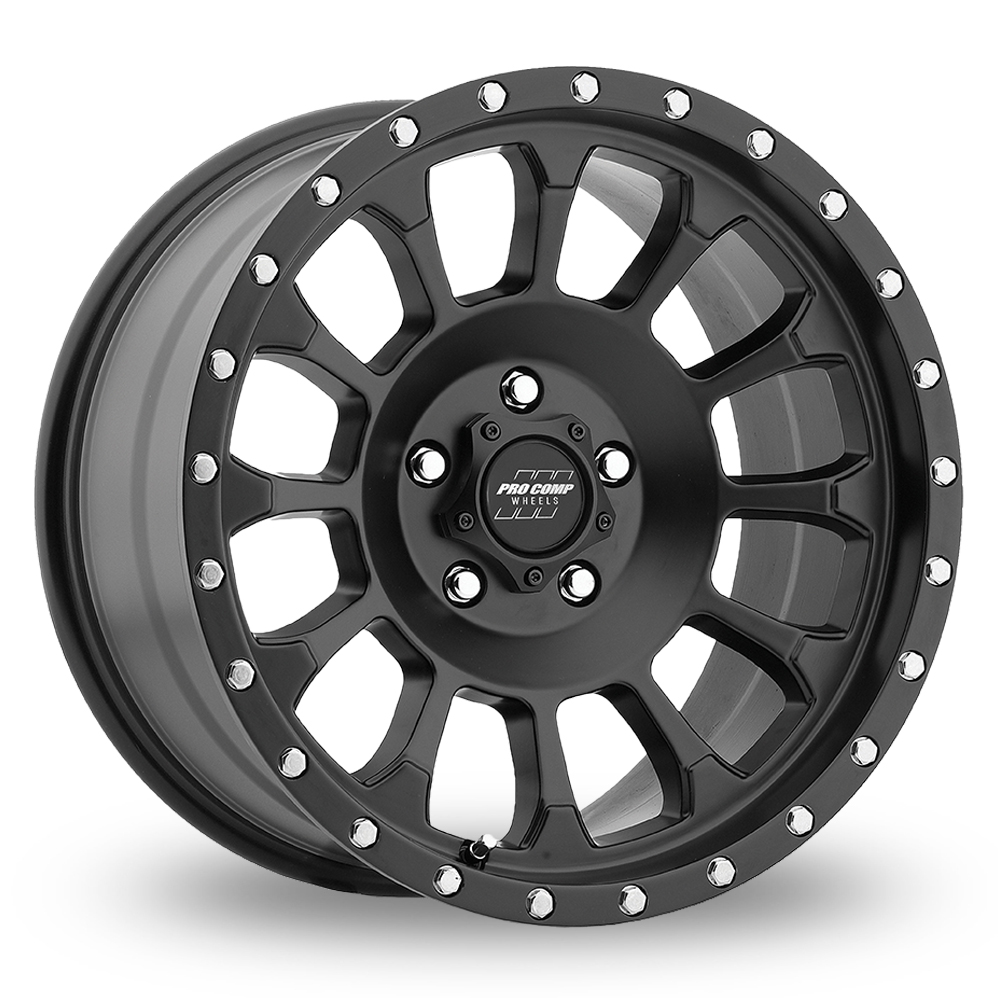 Pro Comp Alloys PA34 Rockwell (USA Warehouse) Satin Black Alloy Wheels