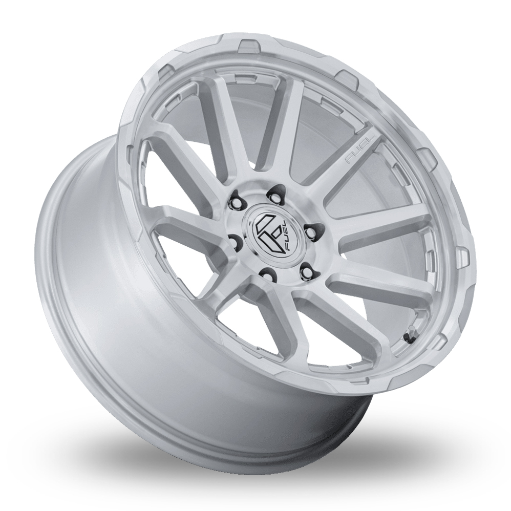 20" Fuel Off-Road FC887 Circuit (USA Warehouse) Gloss Silver Polished Alloy Wheels