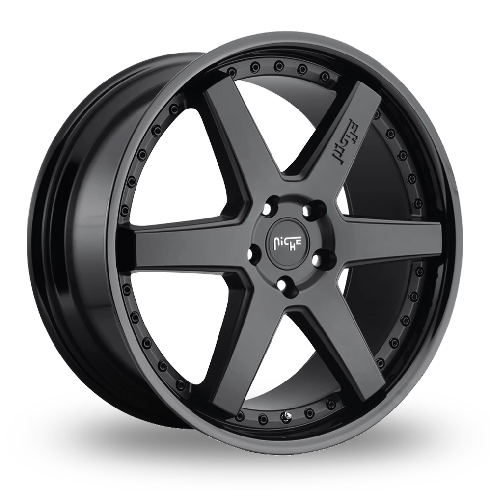 Niche M192 Altair (USA Warehouse) Gloss Black Matt Black Alloy Wheels