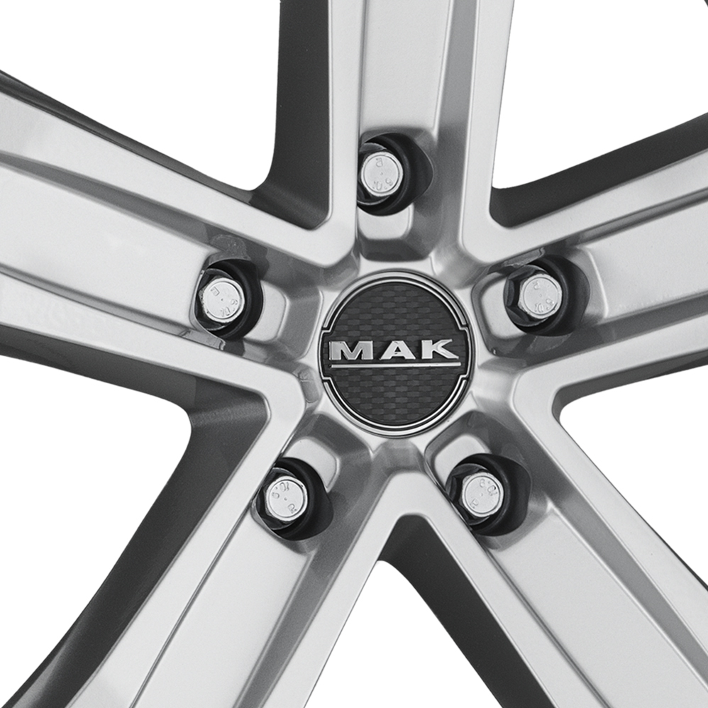 16" MAK STONE5 Silver Alloy Wheels