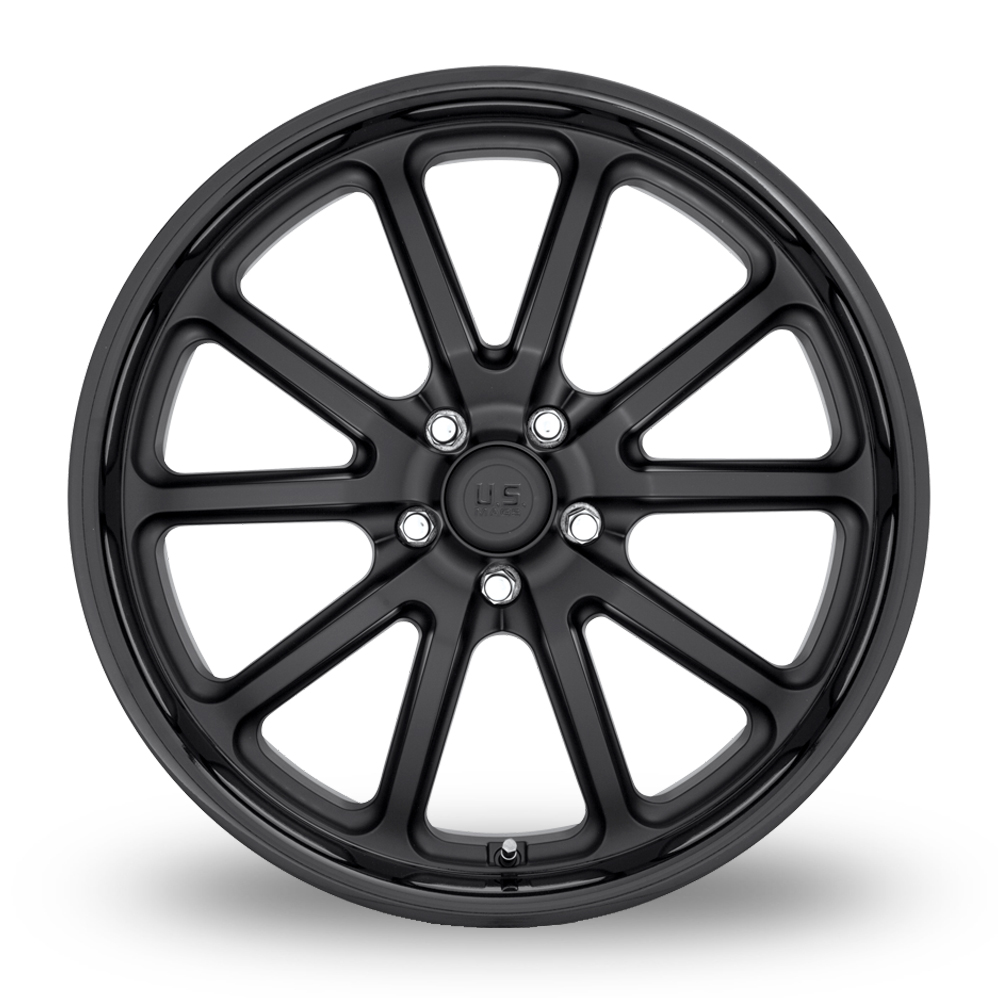 18" US Mags U123 Rambler Gloss Black Matt Black Alloy Wheels