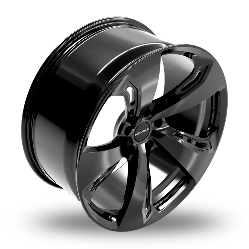 22" Hawke Tundra Forged Black Alloy Wheels