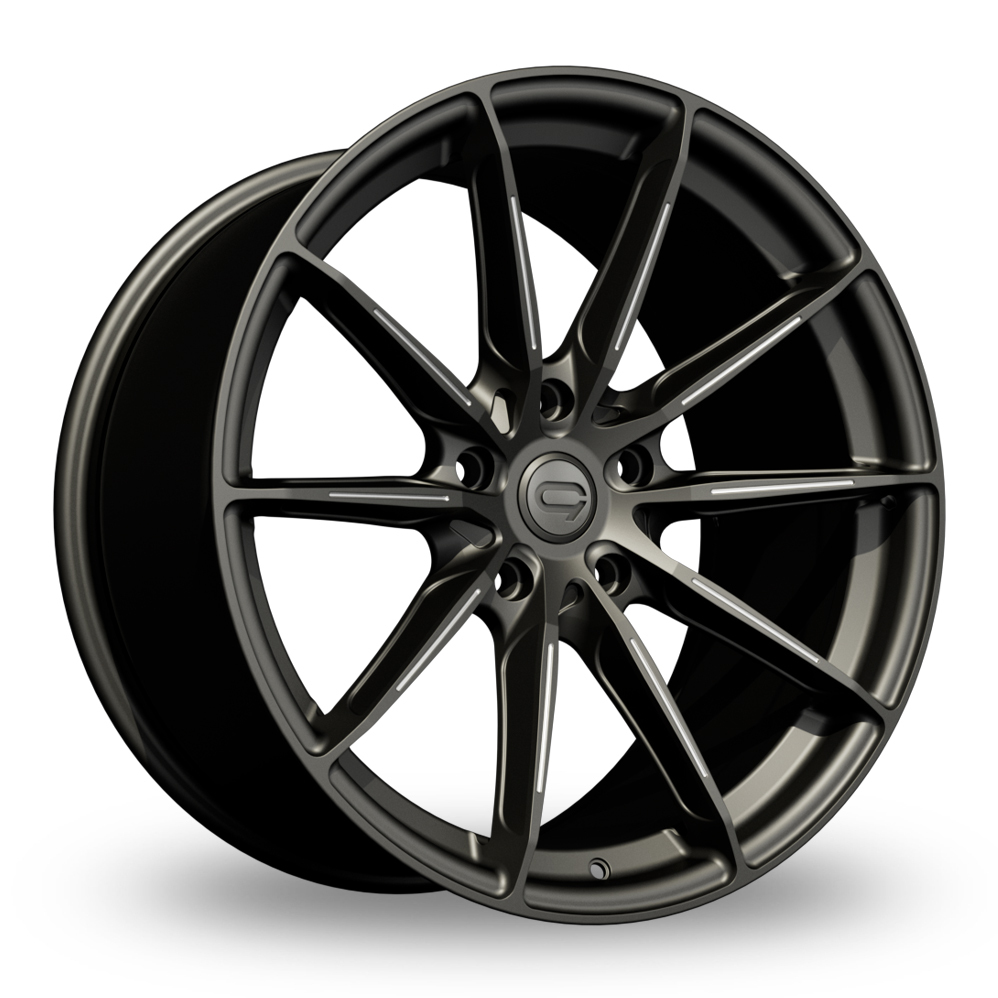 C9 Wheels Cortez Matt Gunmetal Accent Alloy Wheels