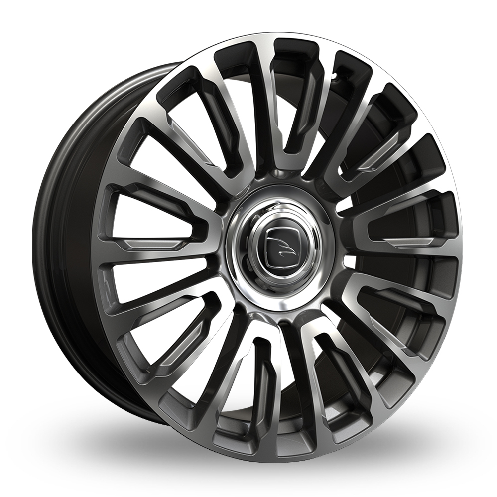 Hawke Dresden Gunmetal Polish Alloy Wheels