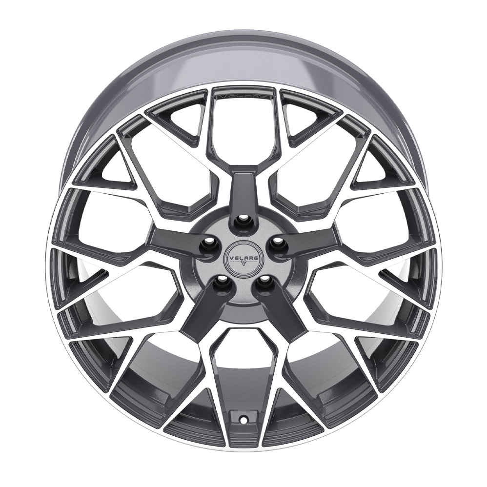 22" Velare VLR02 Platinum Grey Polsihed Alloy Wheels