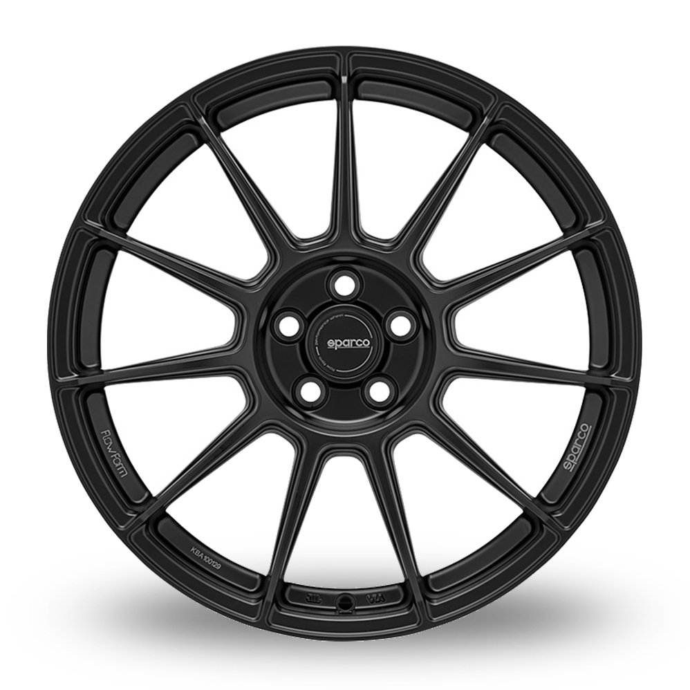 18" Sparco FF4 Matt Black Alloy Wheels