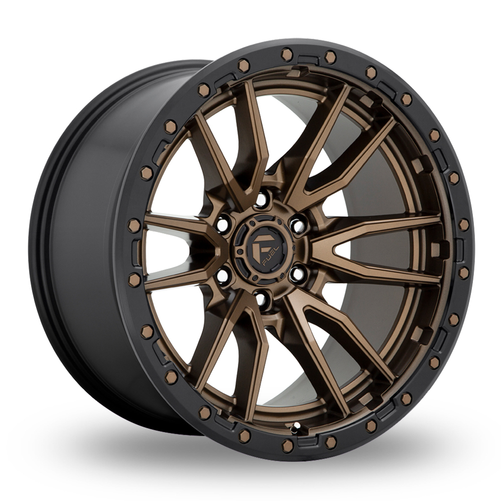 Fuel Off-Road D681 Rebel (EU Warehouse) Matt Bronze Black Bead Ring Alloy Wheels