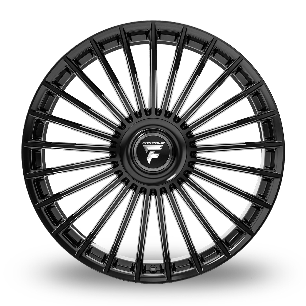 24" Fondmetal FS370 Fittipaldi Gloss Black Alloy Wheels