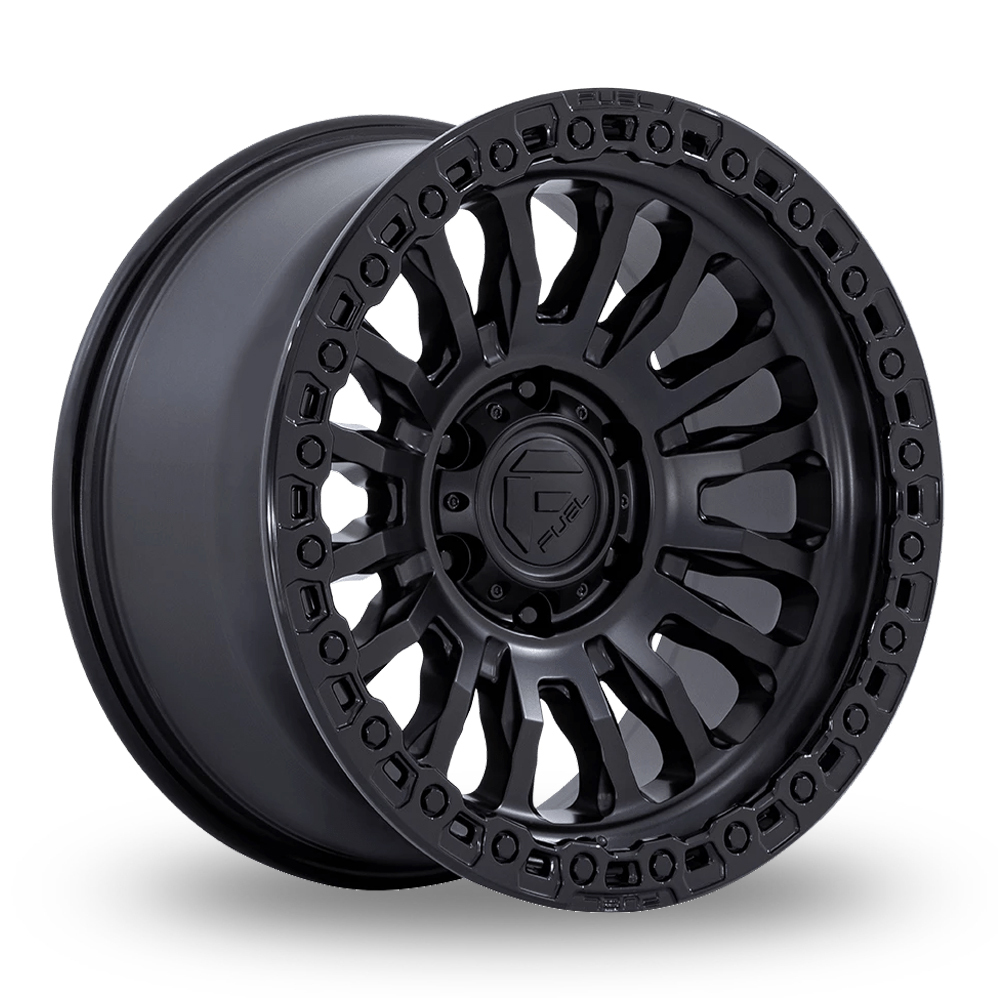 Fuel Off-Road FC857 Rincon (USA Warehouse) Matte Black With Gloss Black Lip Alloy Wheels