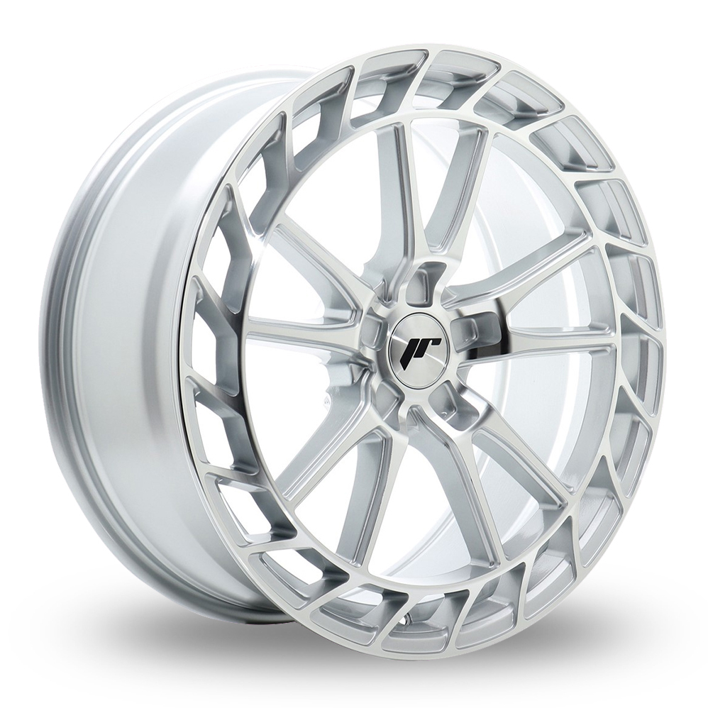 Japan Racing JR45 (8.5x20) (Custom Fitment) Silver Machined Face Alloy Wheels