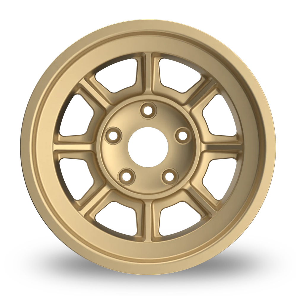 16" Fondmetal PAG16 Matt Gold Alloy Wheels