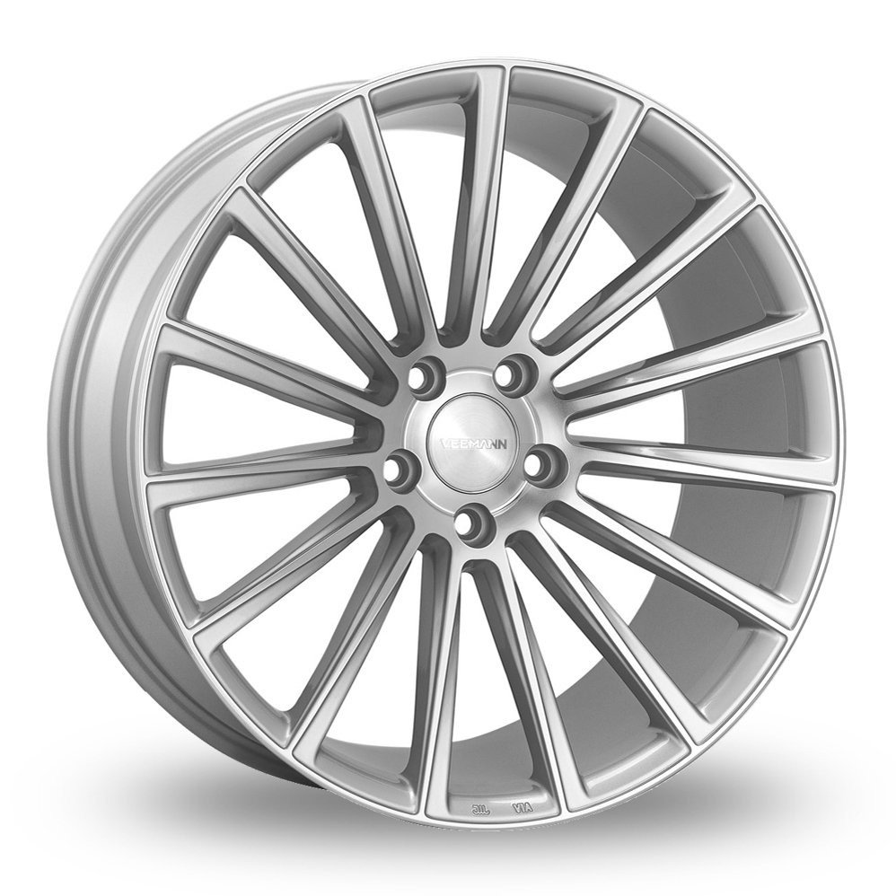 VEEMANN V-FS55 Silver Machined Alloy Wheels