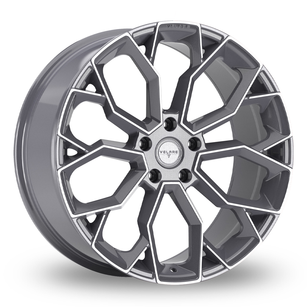 Velare VLR15 Platinum Grey Polsihed Alloy Wheels