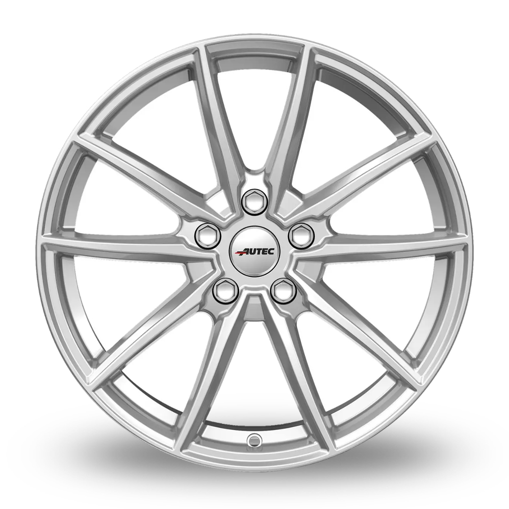 17" Autec Skara Brilliant Silver Alloy Wheels
