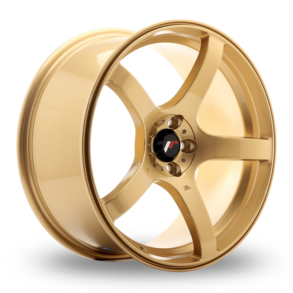 Japan Racing JR32 (8.5x18) Gold Alloy Wheels